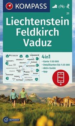 21 Kompass Wanderkarte