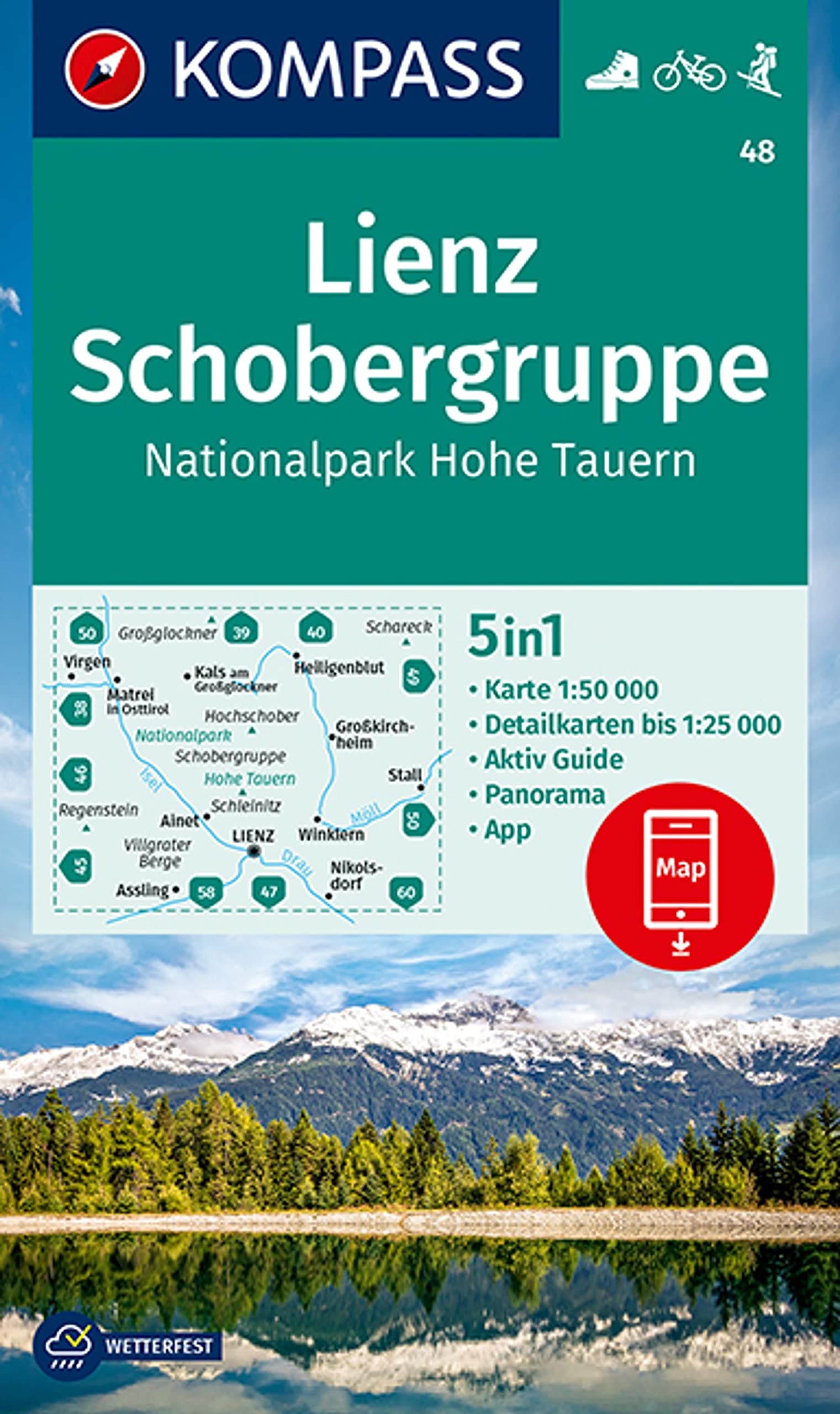 48 Kompass Wanderkarte