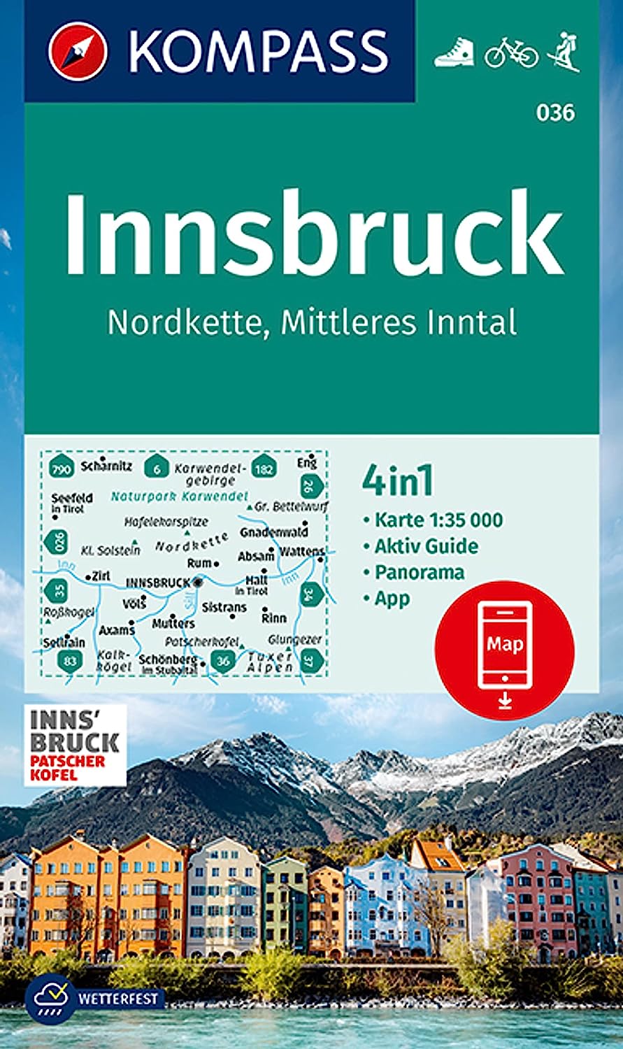 036 Kompass Wanderkarte