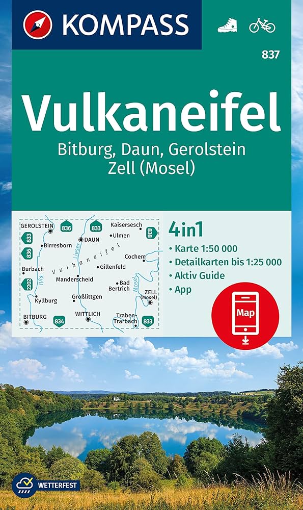 837 Kompass Wanderkarte