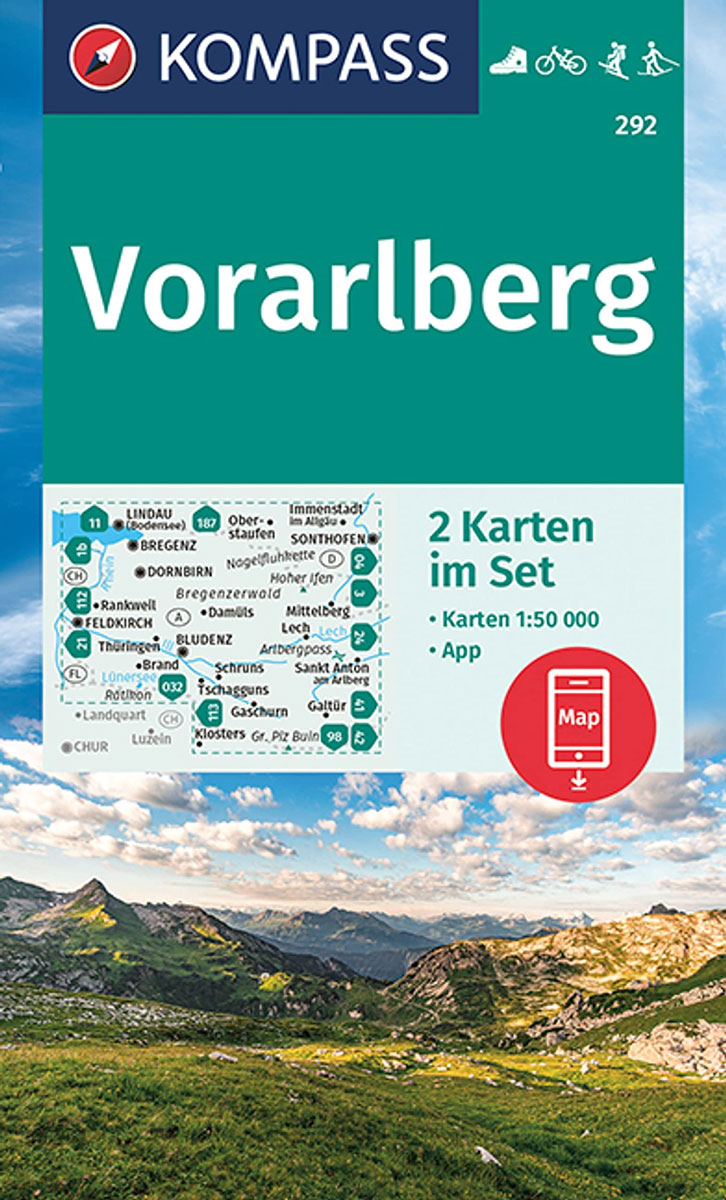 292 Kompass Wanderkarte