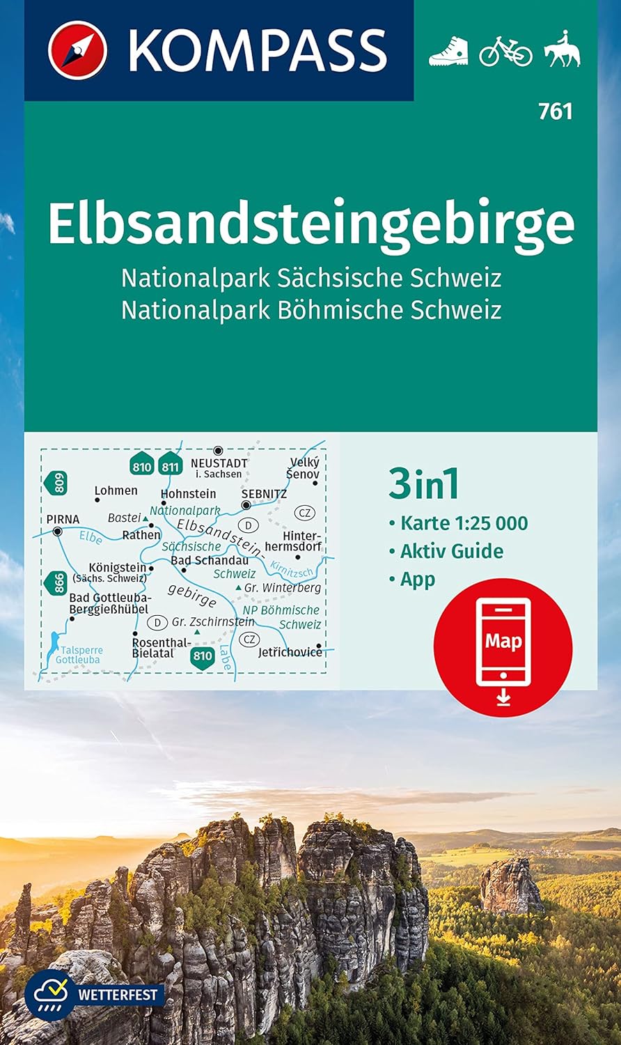 761 Kompass Wanderkarte