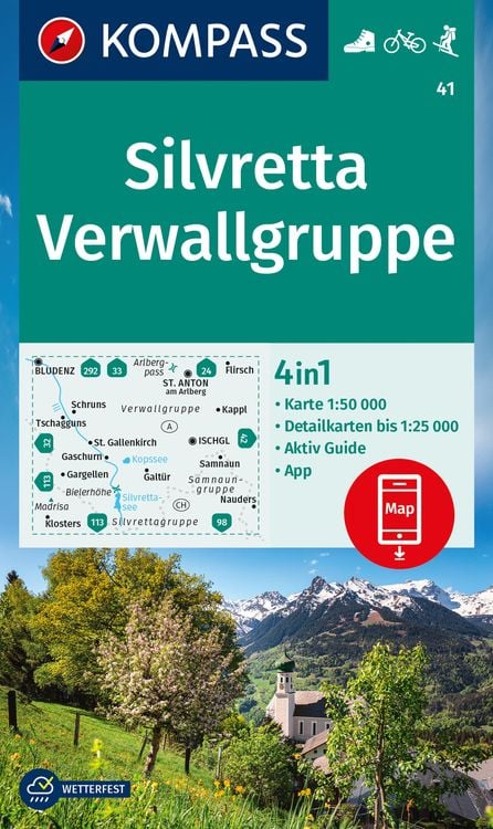 41 Kompass Wanderkarte