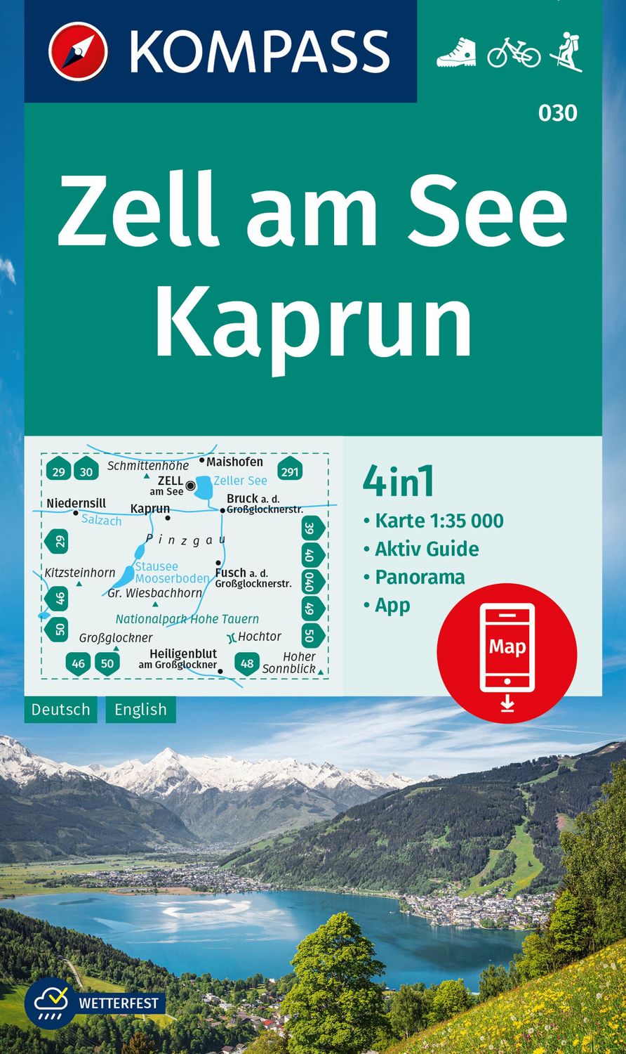 030 Kompass Wanderkarte