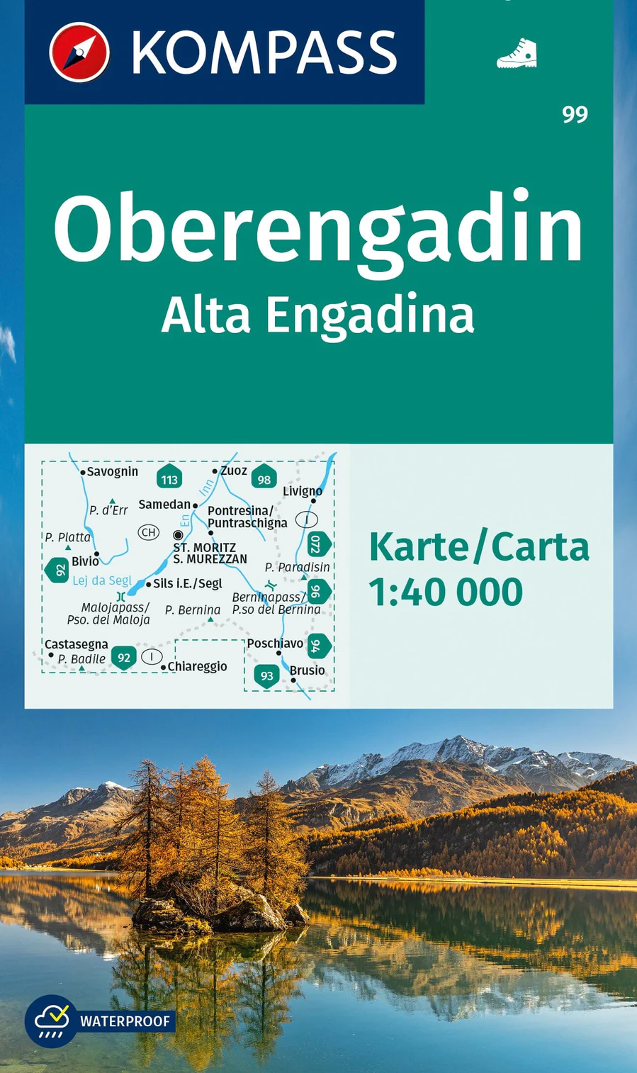 99 Kompass Wanderkarte