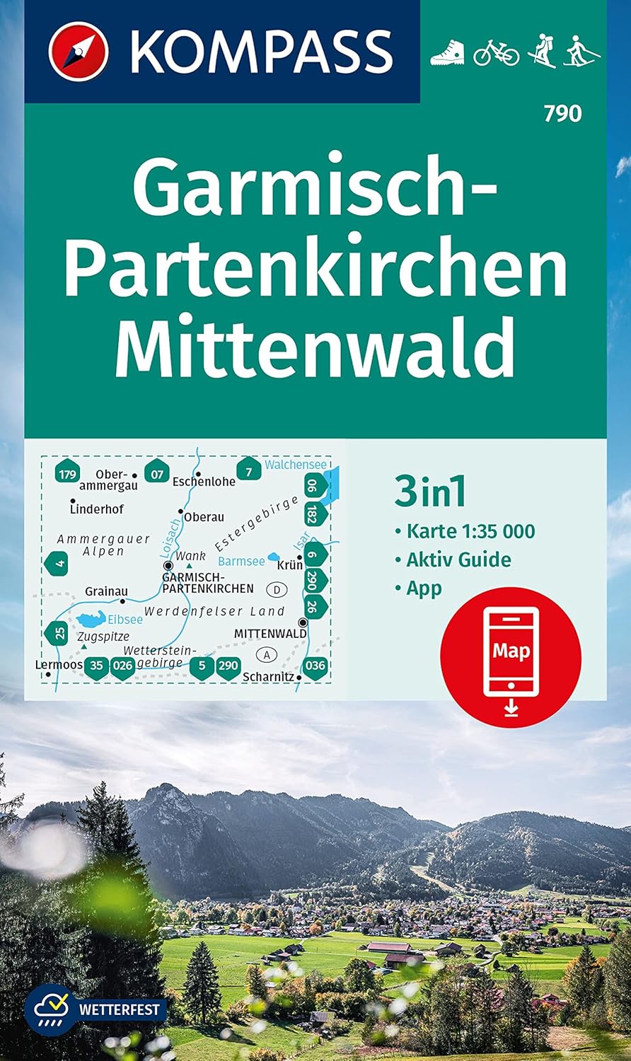 790 Kompass Wanderkarte