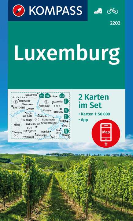 2202 Kompass Wanderkarte