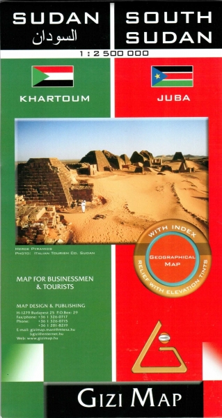 Sudan, Sydsudan Gizimap