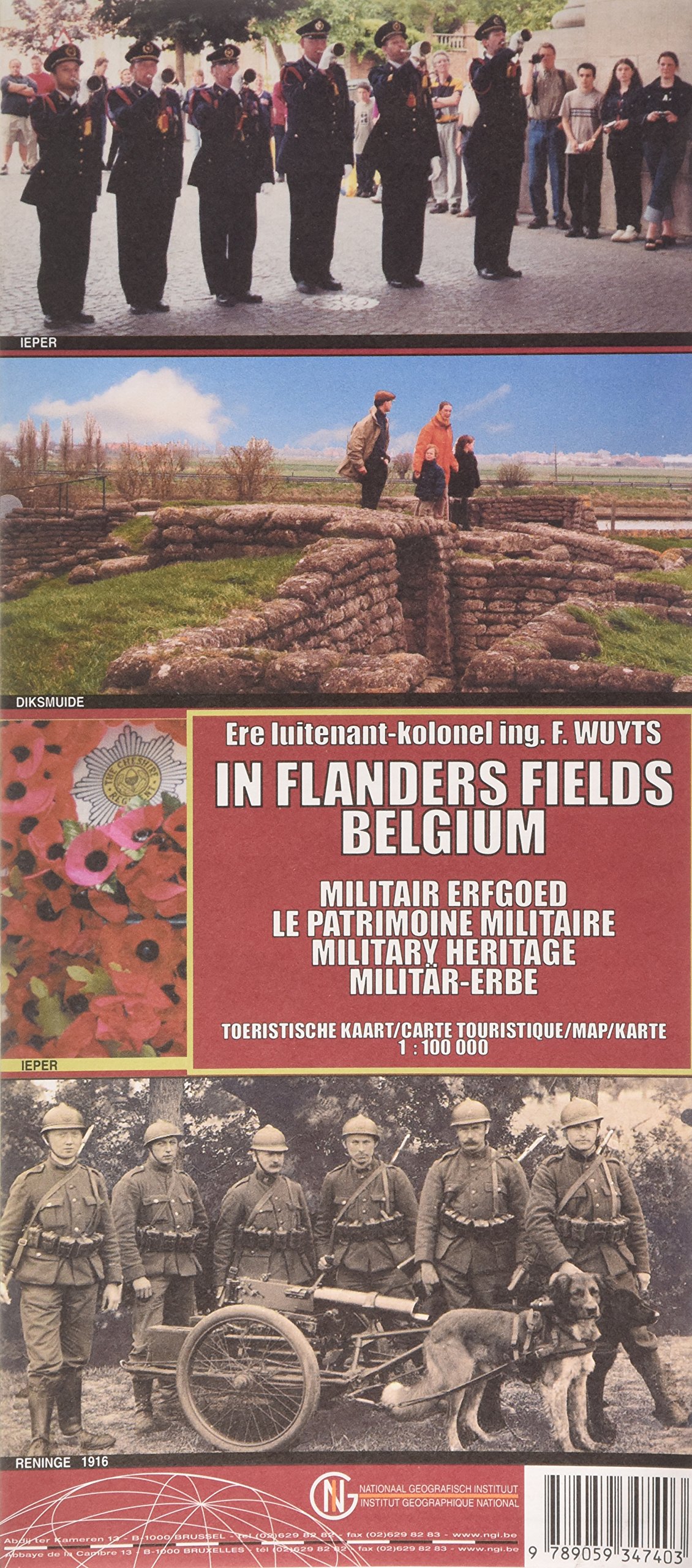 Flanders Slagfält Belgien