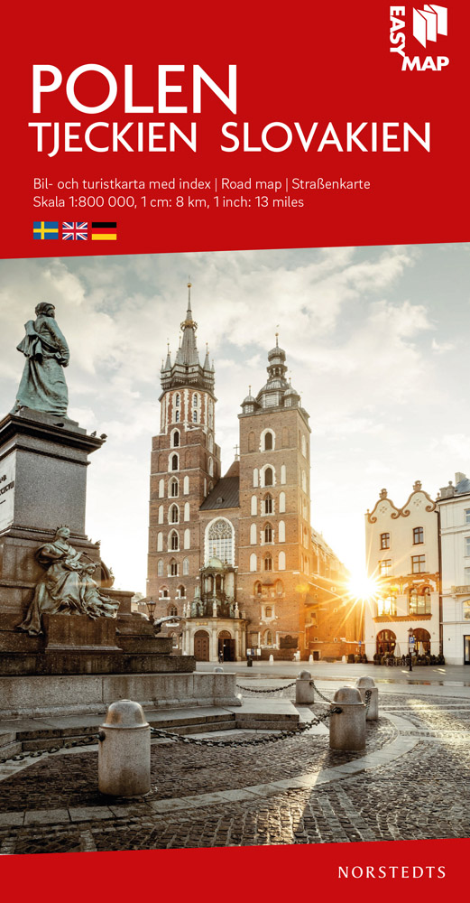 Polen, Tjeckien och Slovakien EasyMap