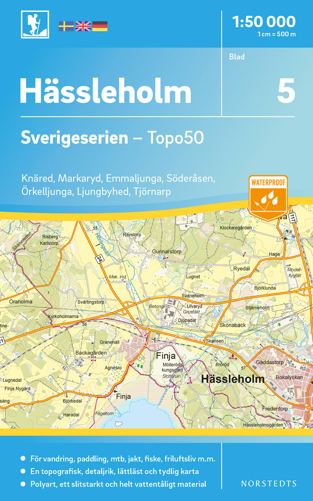 5 Hässleholm Sverigeserien 1:50 000