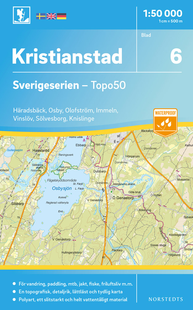 6 Kristianstad Sverigeserien 1:50 000