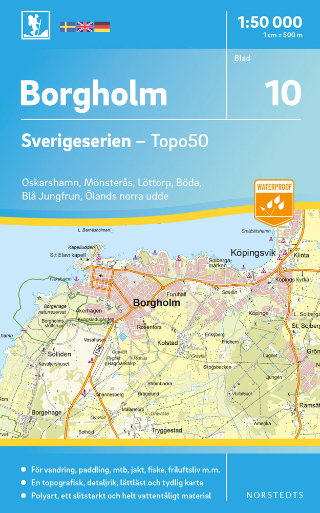 10 Borgholm Sverigeserien 1:50 000
