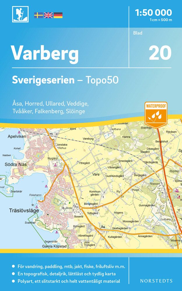 20 Varberg Sverigeserien 1:50 000