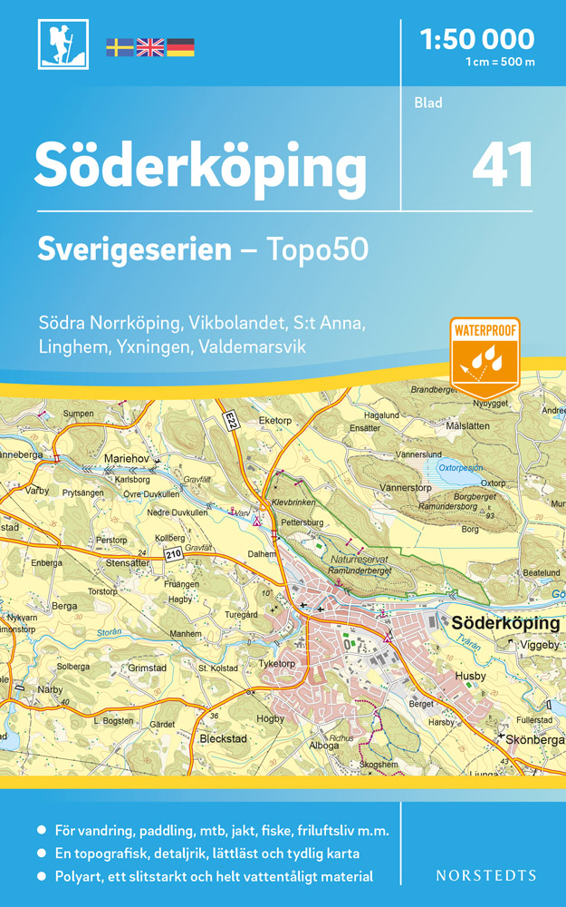 41 Söderköping Sverigeserien 1:50 000