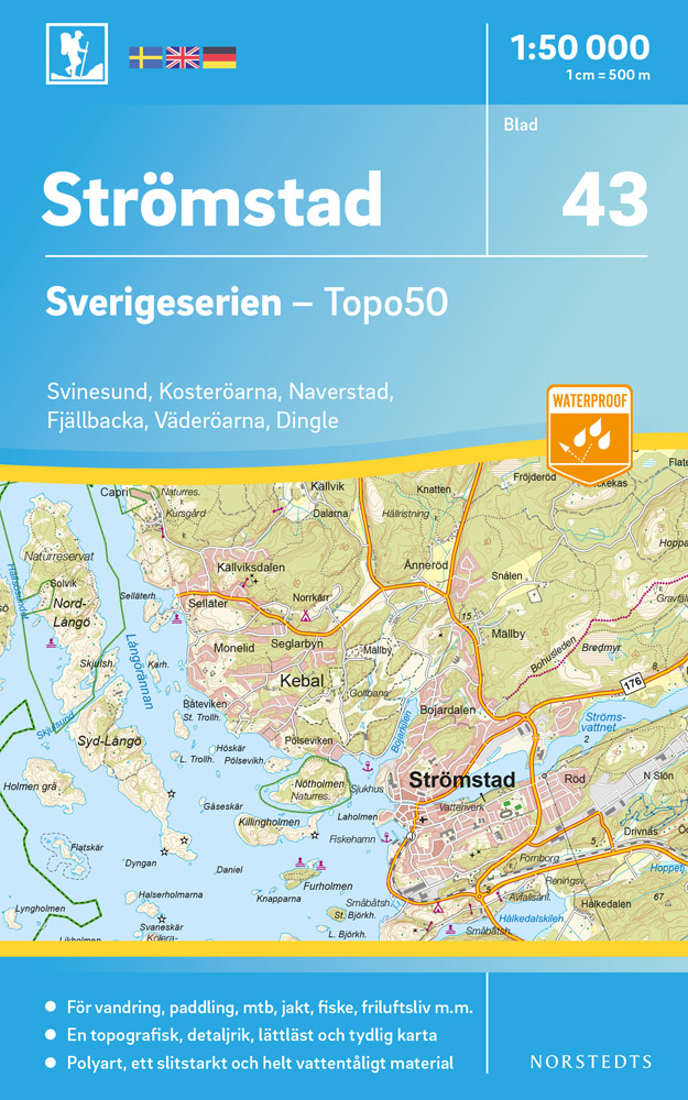 43 Strömstad Sverigeserien 1:50 000