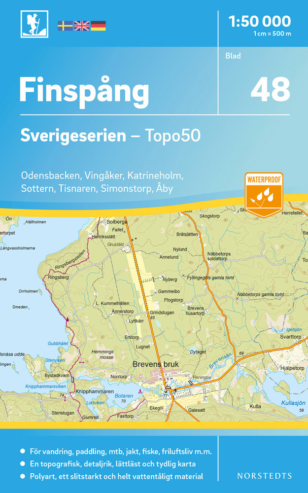 48 Finspång Sverigeserien 1:50 000