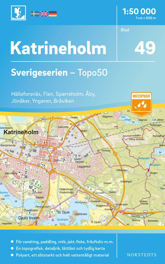 49 Katrineholm Sverigeserien 1:50 000