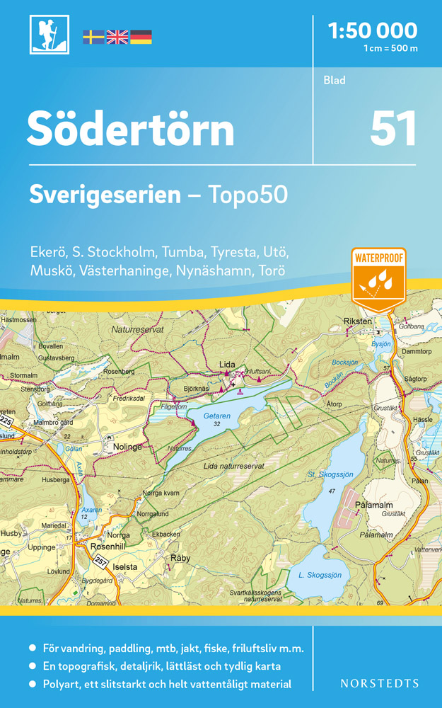 51 Södertörn Sverigeserien 1:50 000