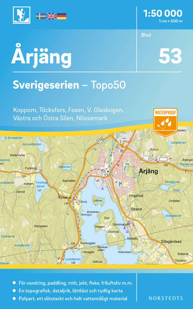 53 Årjäng Sverigeserien 1:50 000