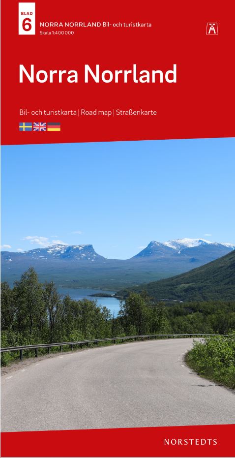 6 Norra Norrland Bil och Turistkarta