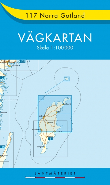 117 Norra Gotland Vägkartan