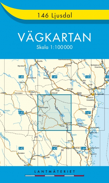 146 Ljusdal Vägkartan