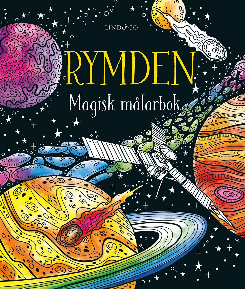 Rymden Magisk målarbok