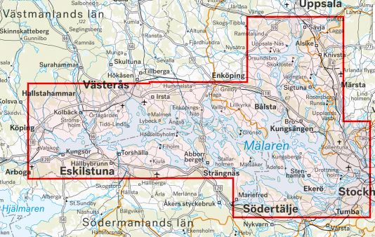 Skridskokarta Mälaren Calazo