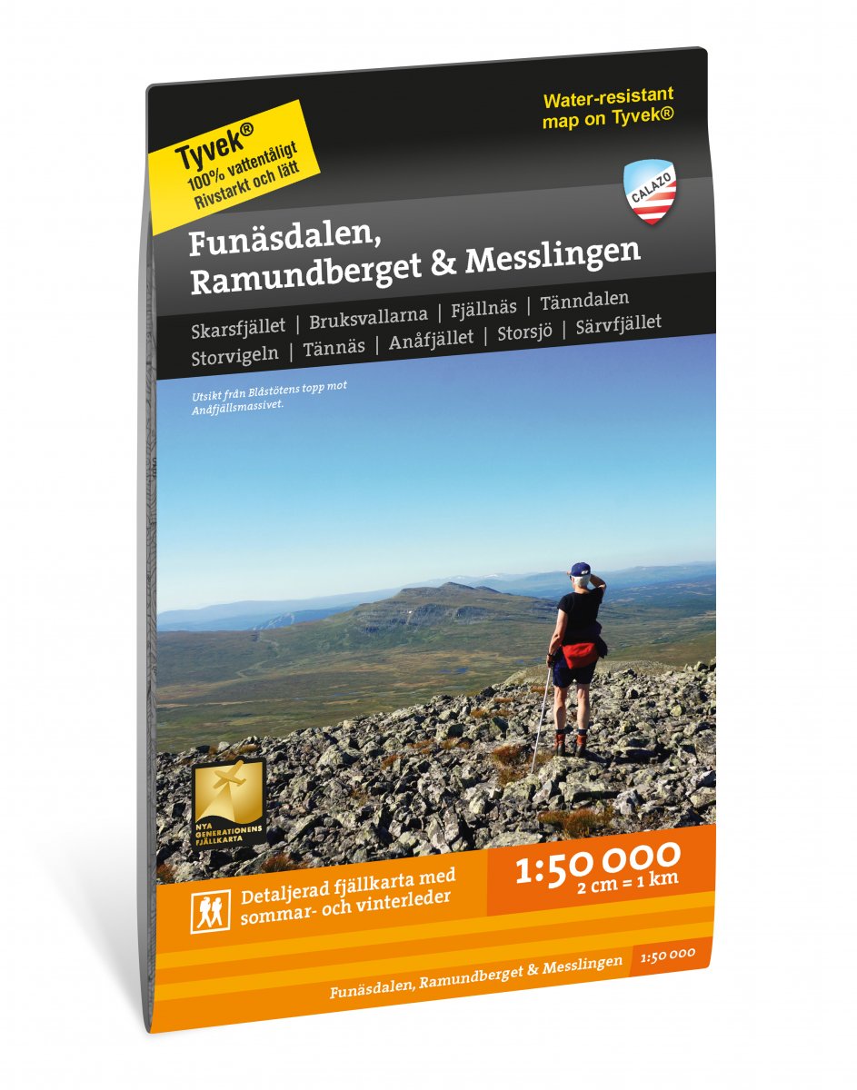 Funäsdalen, Ramundberget & Messlingen 1:50 000 Calazo