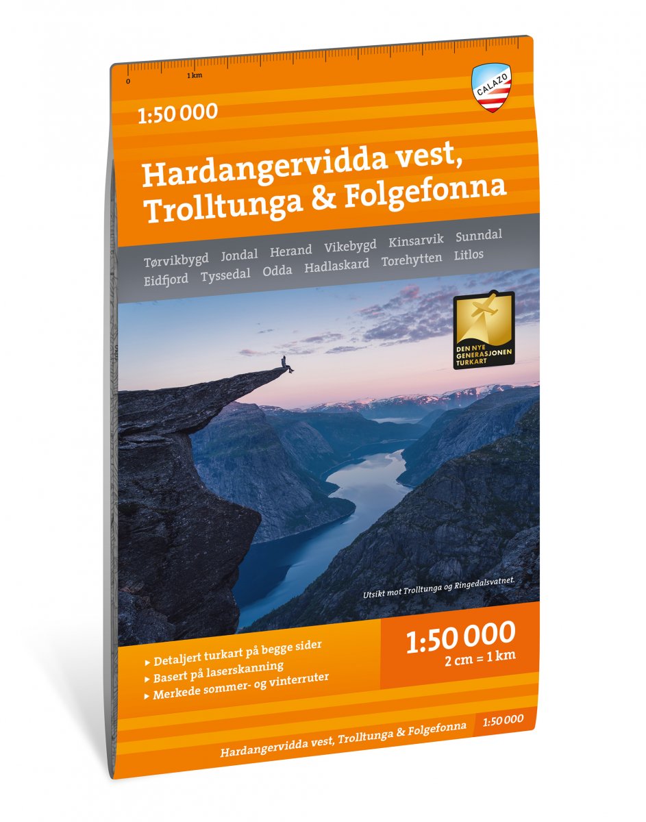 Hardangervidda Vest, Trolltunga & Folgefonna Calazo