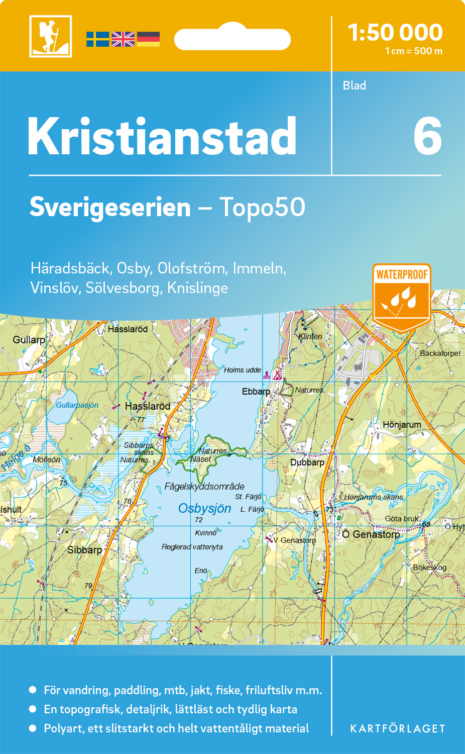6 Kristianstad Sverigeserien 1:50 000