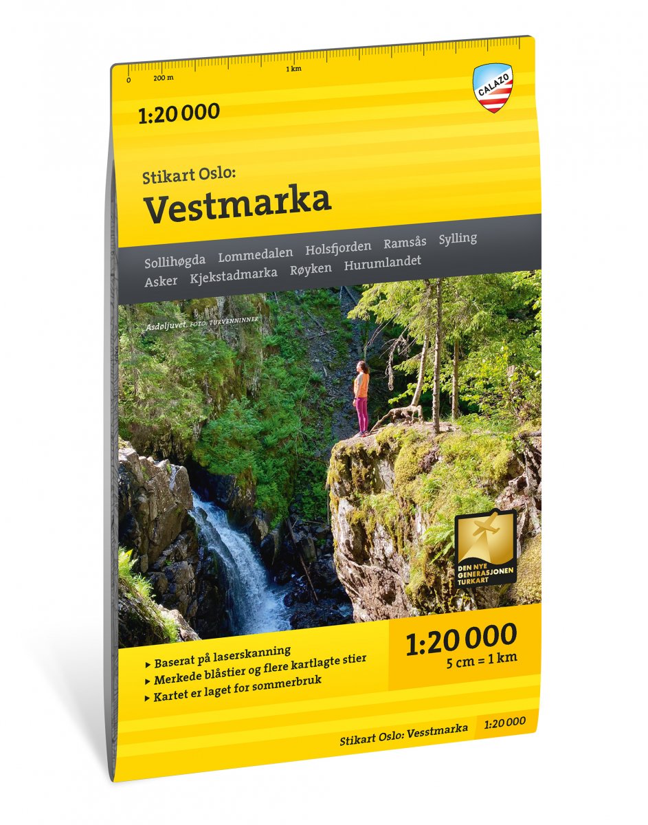Oslo Vestmarka Stigkarta Calazo