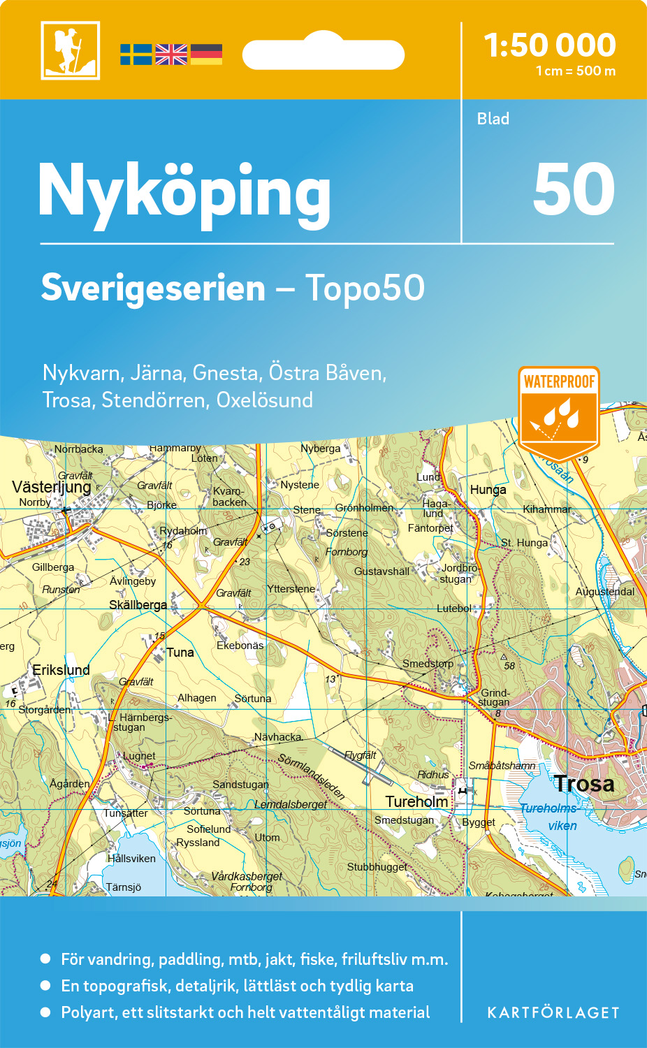 50 Nyköping Sverigeserien 1:50 000