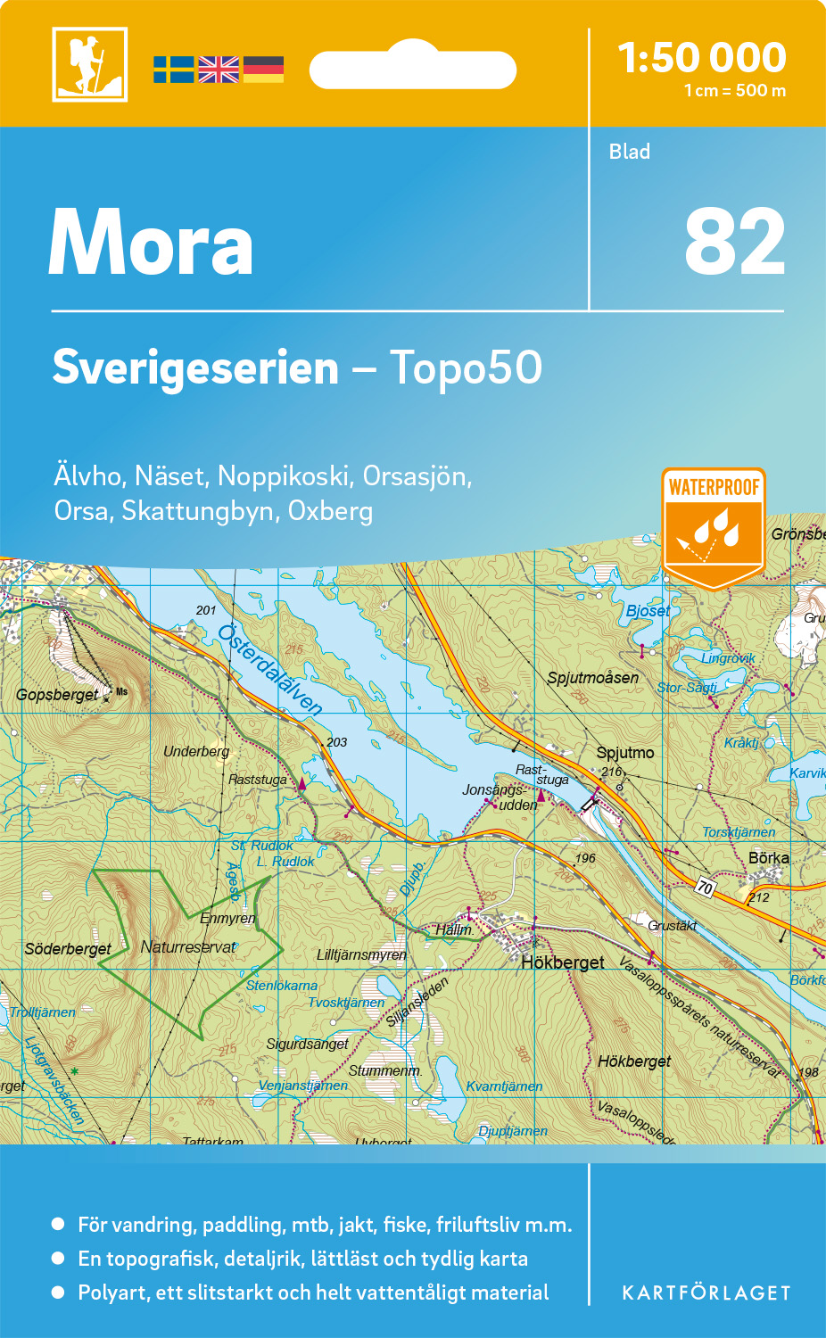 82 Mora Sverigeserien 1:50 000