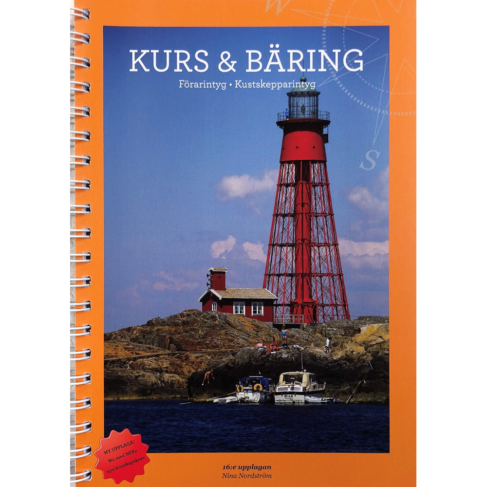 Kurs och Bäring läromedel för Förarintyg Kustskepparintyg