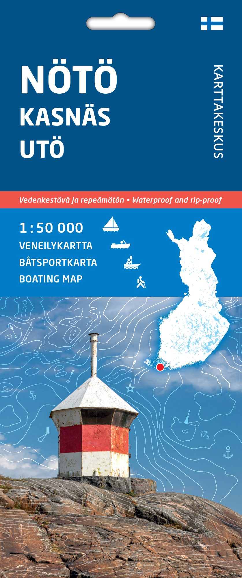 Nötö Kasnäs Utö Sjö- & Kustkarta