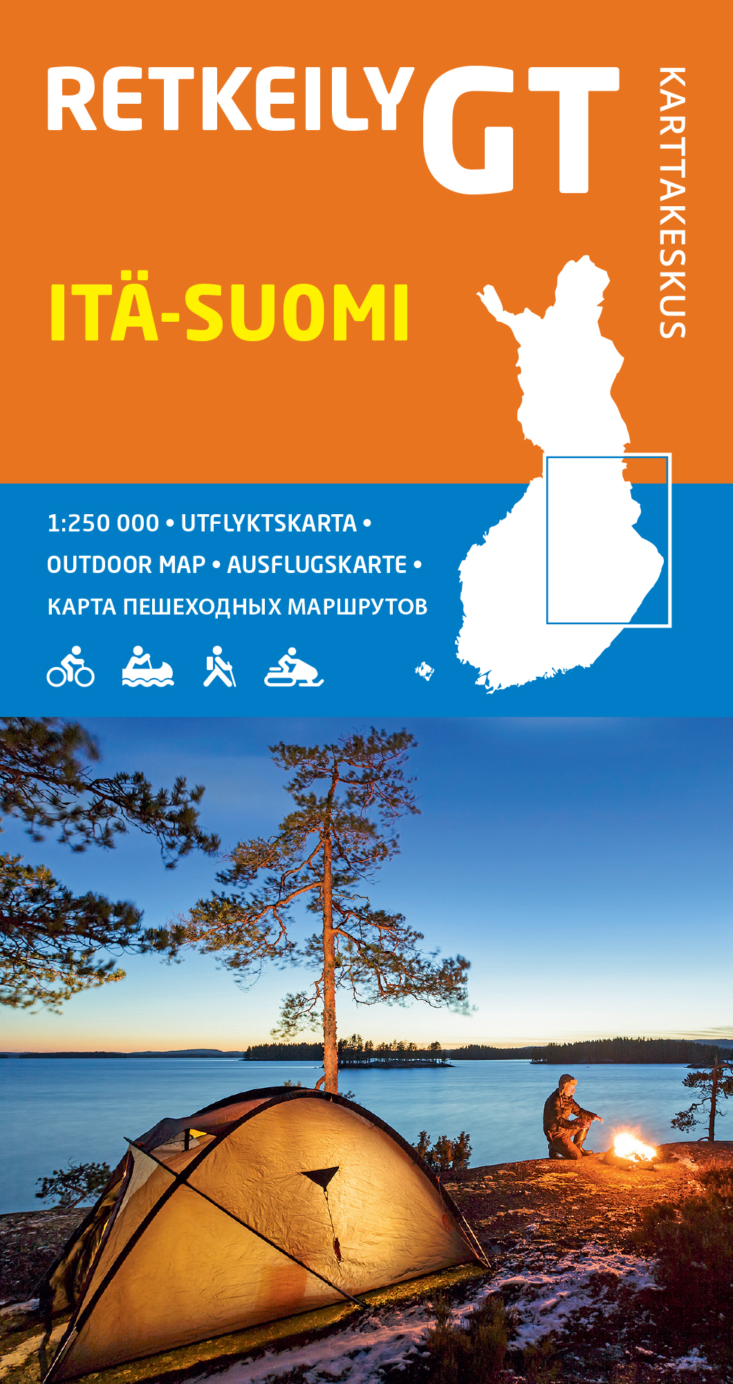 Cykelkarta Östra Finland
