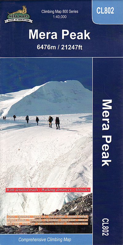 Mera Peak climbing map Nepa Maps