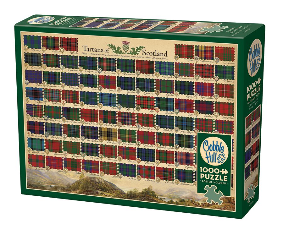 Pussel Tartans of Scotland 1000 bitar