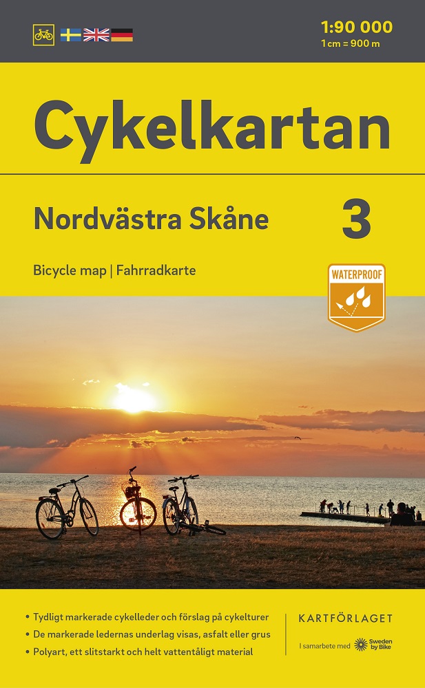 Cykelkartan 3 Nordvästra Skåne