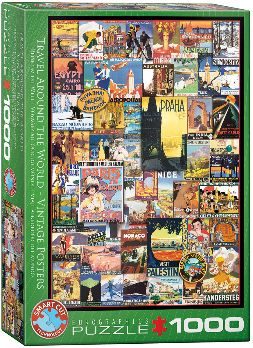 Travel Around the World Pussel 1000 bitar