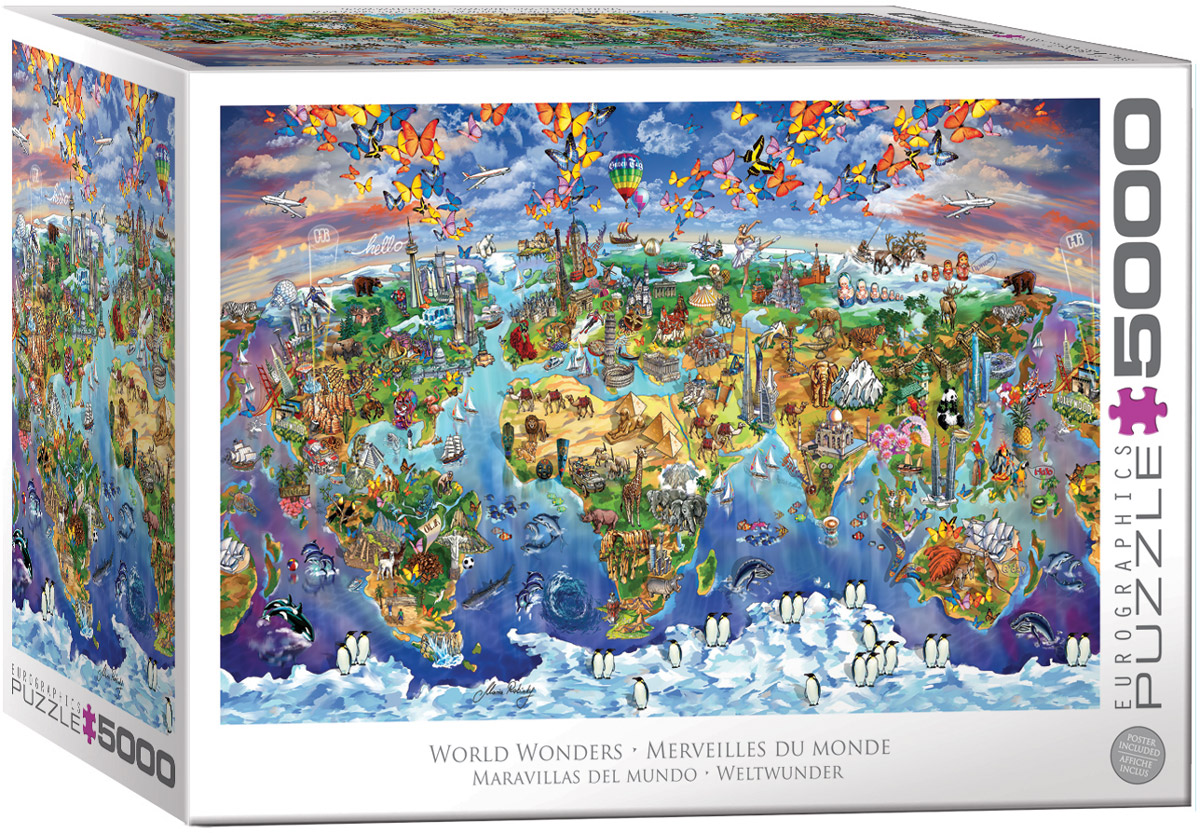 World Wonders Pussel 5000 bitar