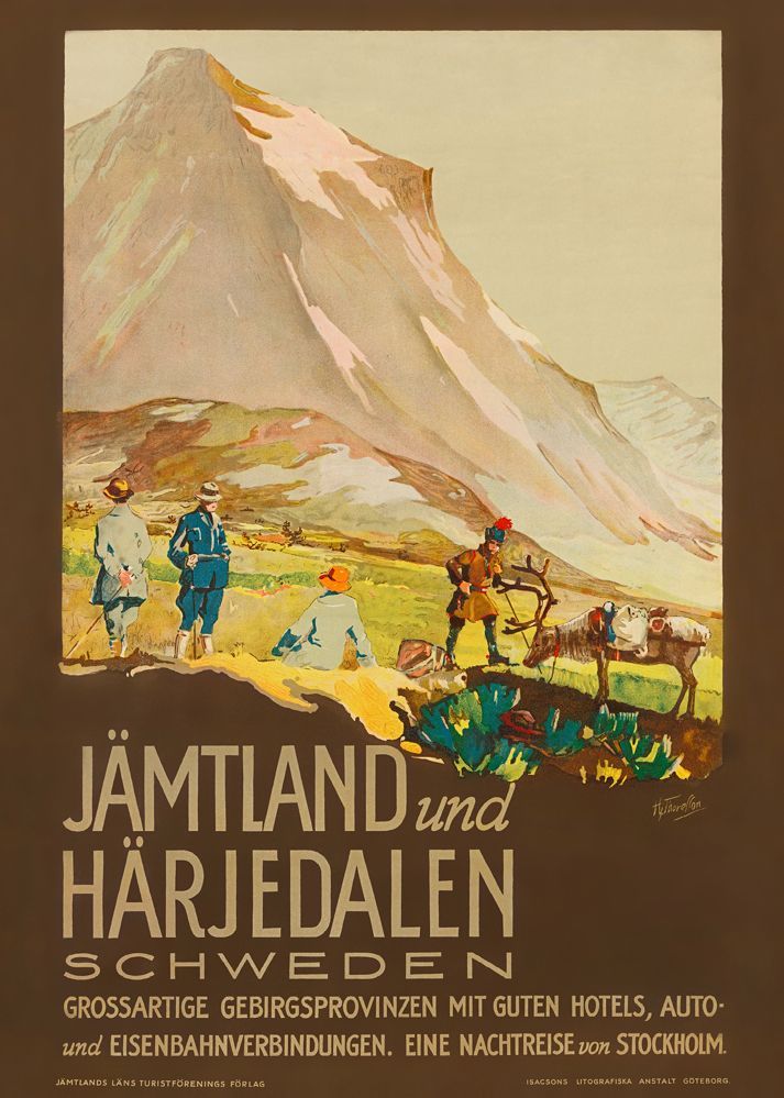 Vykort Jämtland und Härjedalen 1928