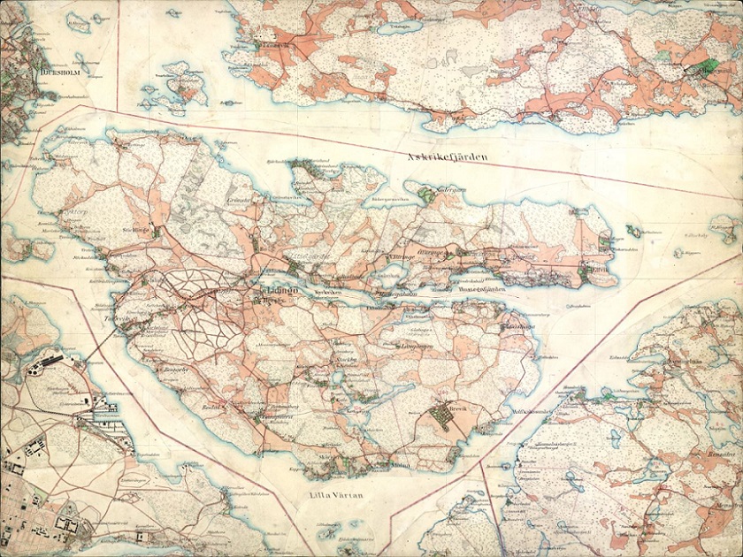 Lidingö häradsekonomiska kartan
