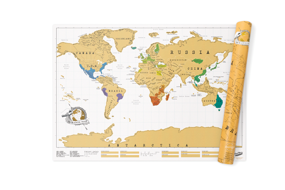 Scratch Map Classic