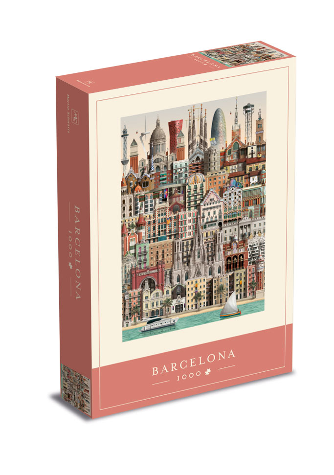 Barcelona pussel 1000 bitar