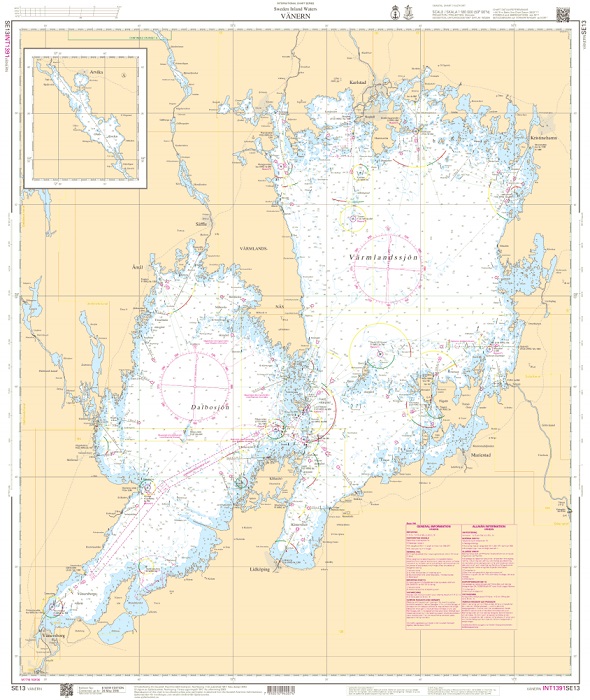 S 13 Kustkort Vänern