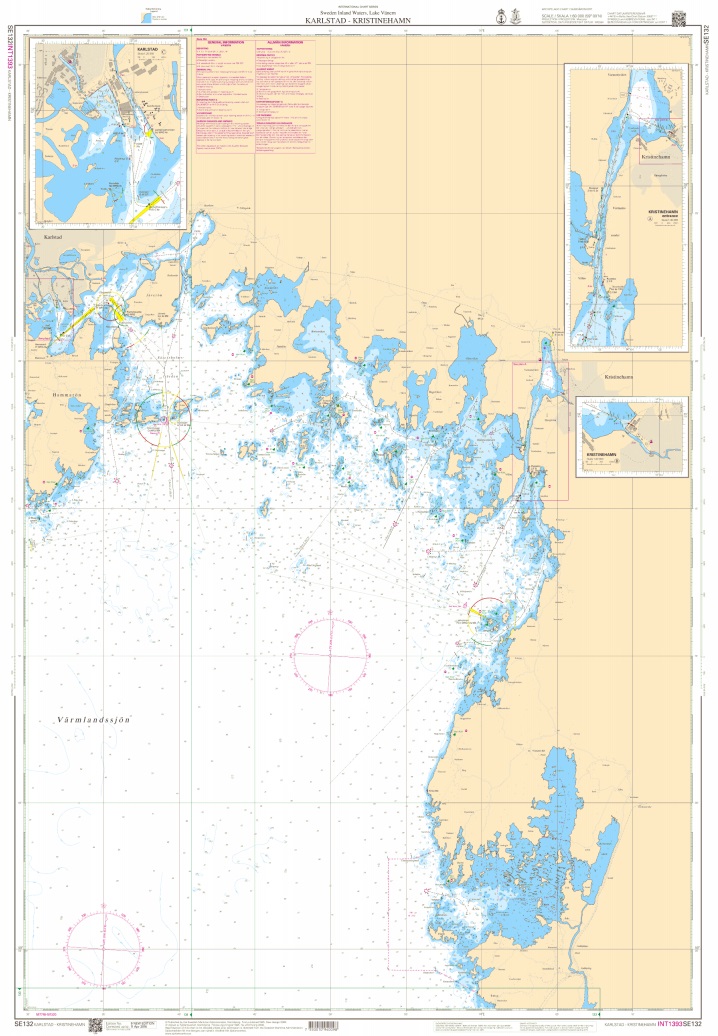 S 132 Skärgårdskort Karlstad - Kristinehamn