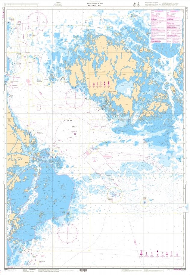 S 619 Skärgårdskort Ålands hav